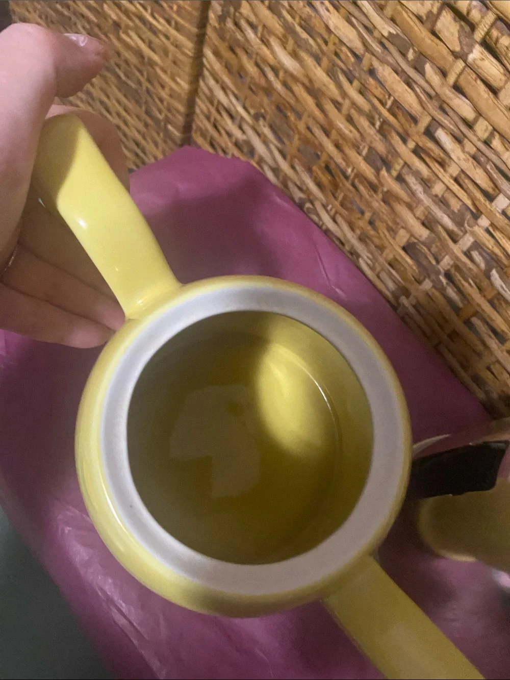 Vintage Mid century yellow Hall teapot w/ insulated cover